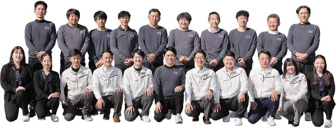 イトウ塗装スタッフ23名集合写真