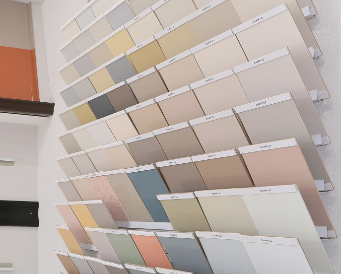 塗料のサンプル