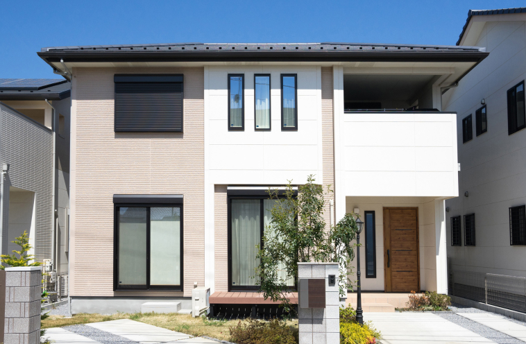 庭付きの広い戸建て