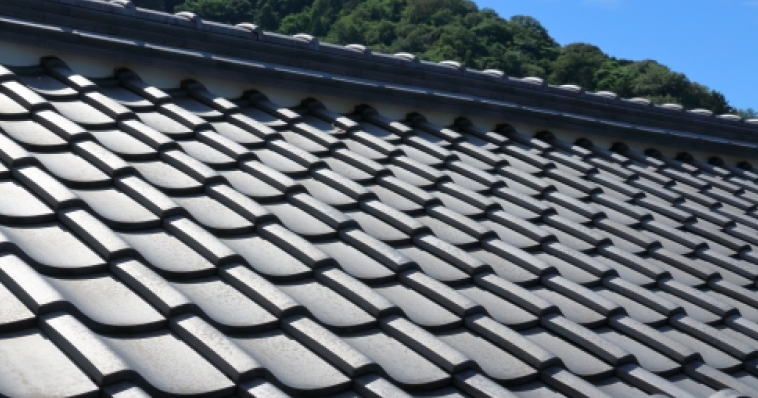 瓦屋根の様子