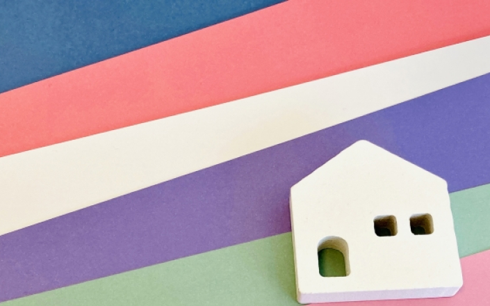 ハッキリしたカラーの塗料