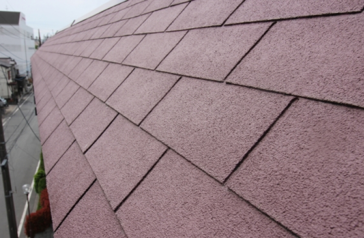 アスファルトシングル製のスレート屋根